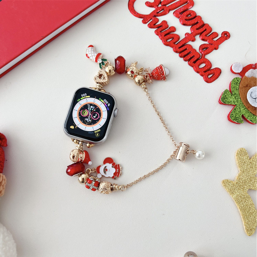 Christmas Watch Bracelets with Charms