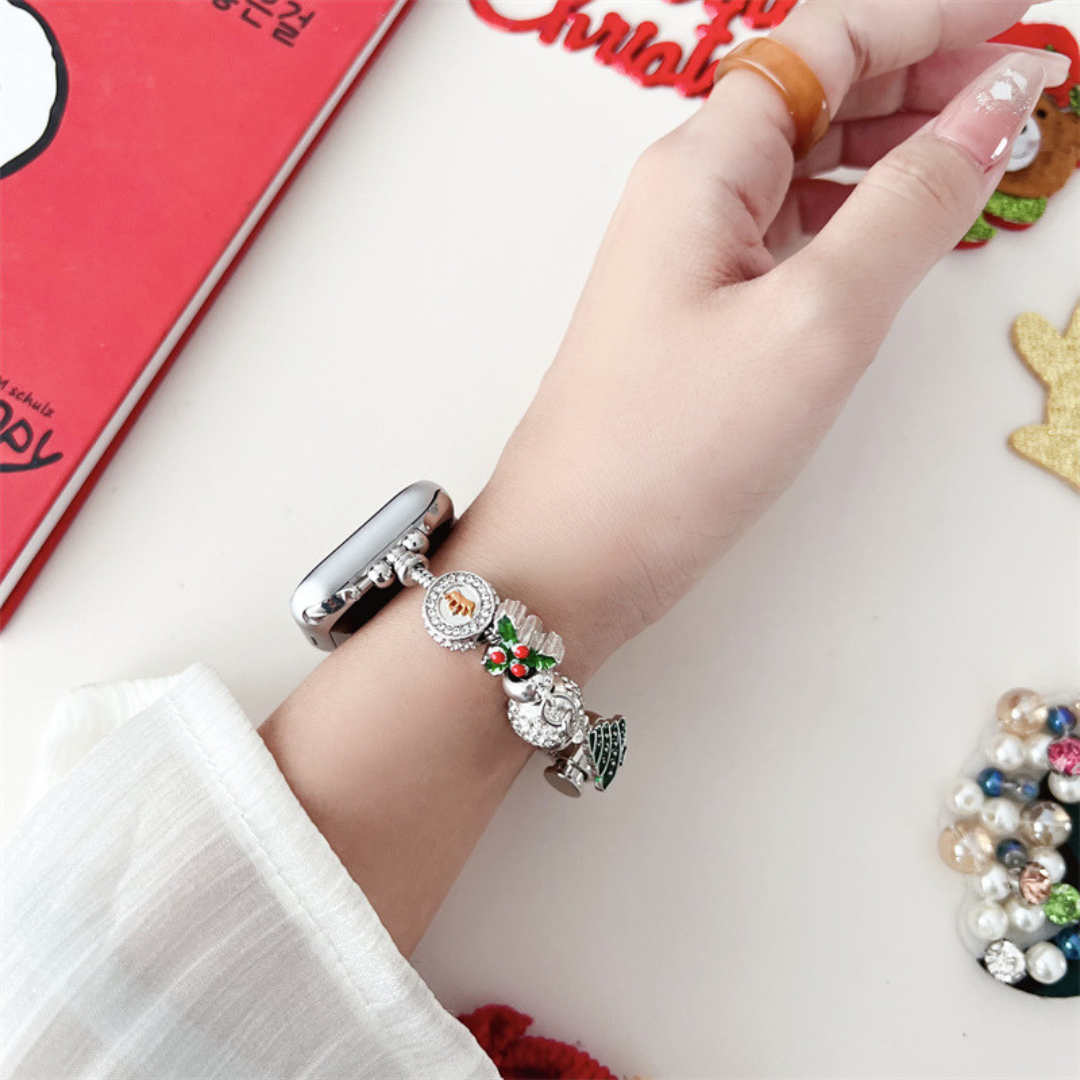 Christmas Watch Bracelets with Charms