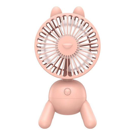 Cartoon Dog-Shape Shaking Head Electric Fan Small Desktop Electric Fan Adjustable Electric Fan for Summer Office Outdoor Home - Unique X Moment