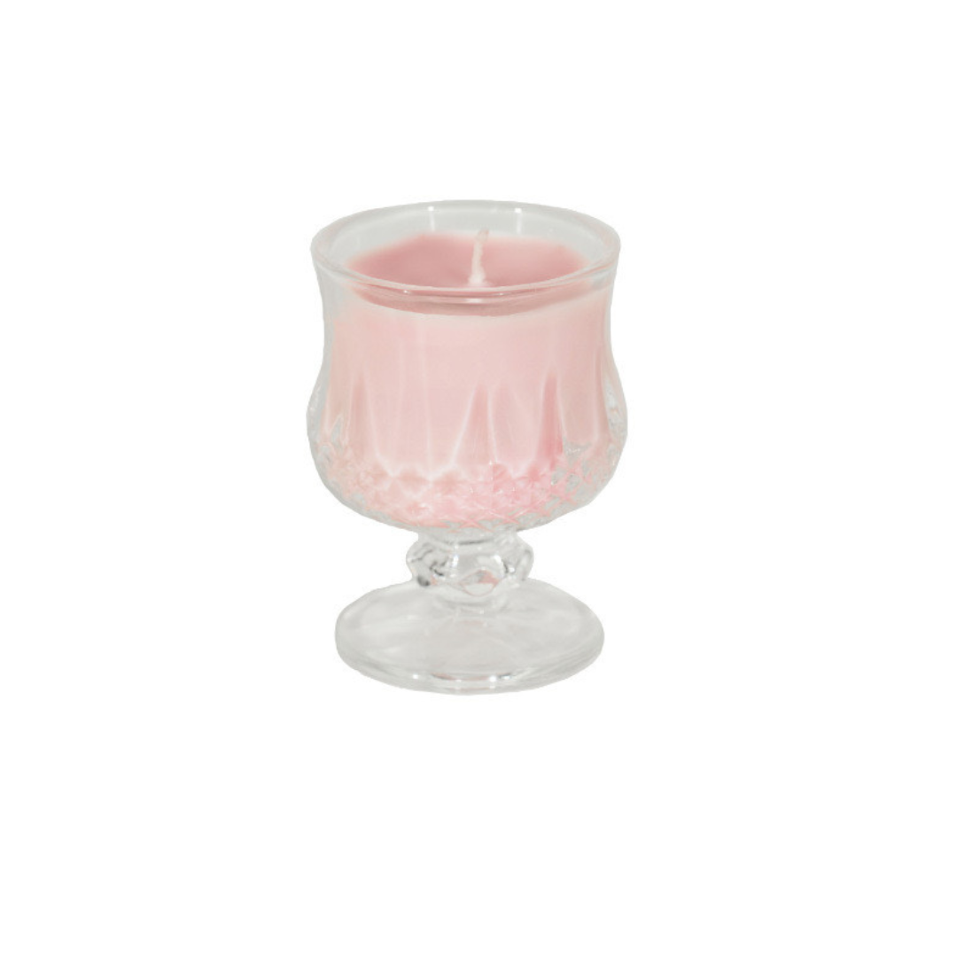 Glided Wine Cup Candles for Wax Play Low Heat, Low Temperature Body Safe Drip Candles